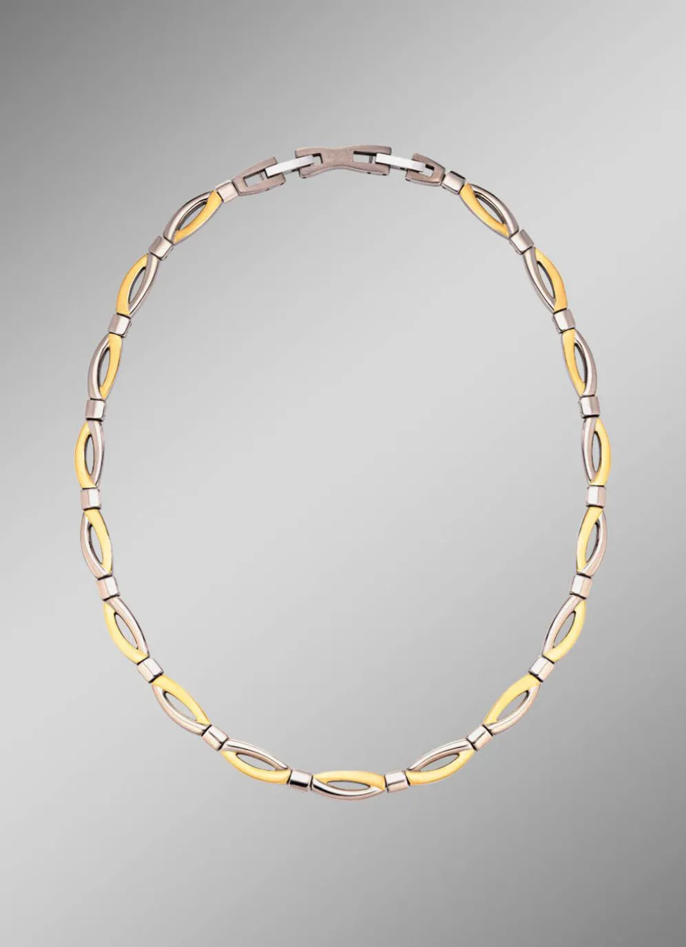 Halskette in Bicolor aus Titan