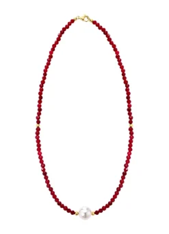 Halskette mit Muschelkernperle