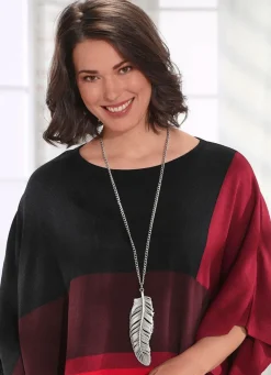 Halskette mit Feder-Anhänger