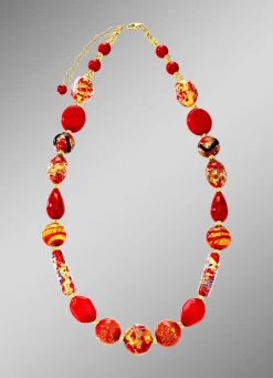 Halskette mit Muranoglas-Perlen