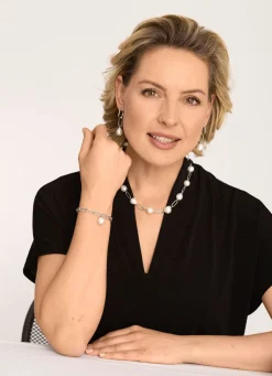 Halskette mit SW-Zuchtperlen