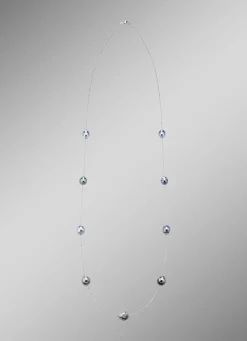 Halskette mit Tahiti-Zuchtperlen in Barockform