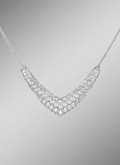 Halskette mit Zirkonia