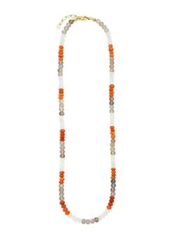 Halskette: Mystische Schönheit in Multi Mondstein