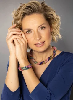 Halskette oder Armband aus Muranoglas