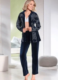 Hausanzug mit Reißverschluss