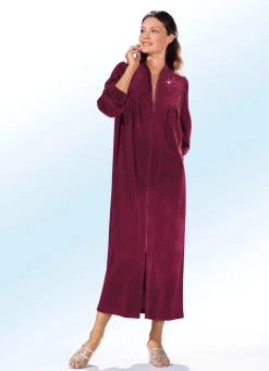 Hausmantel mit Strasszier