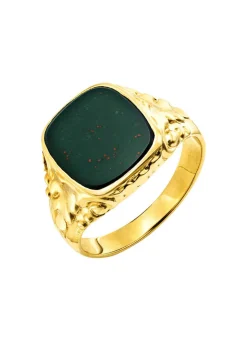 Herrenring mit echt Jaspis