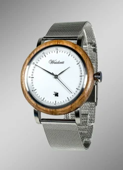 Herrenuhr mit Mesharmband