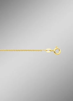 Herrlich verspielte, vergoldete Rundankerkette aus Silber 925/- fein