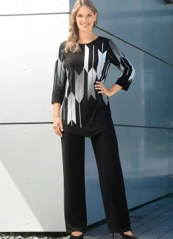 Hose in modischer Weite