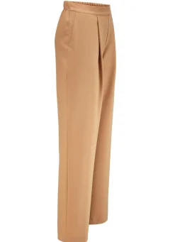 Hose mit Bundfalten in modischer Weite