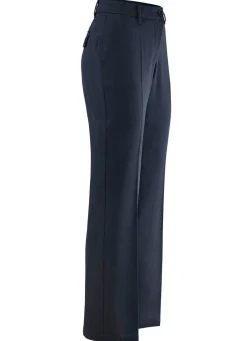 Hose mit rückwärtigen Dehnbundeinsätzen