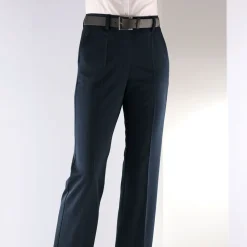 Hose mit rückwärtigen Dehnbundeinsätzen