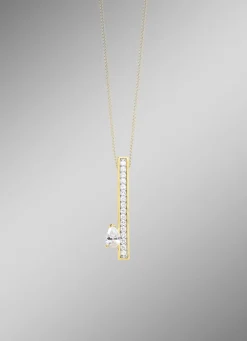 Interessanter Anhänger mit Zirkonia