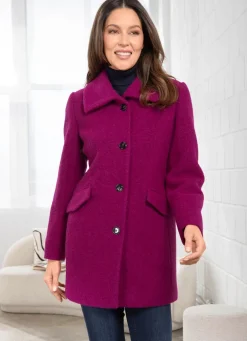 Jacke aus gekochter Wolle