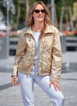 Jacke aus PU beschichtetem Gewebe