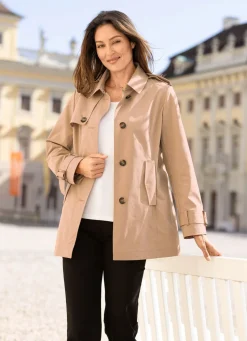 Jacke in Trench-Optik