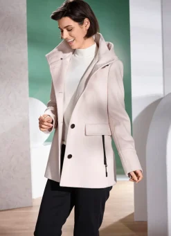 Jacke mit abnehmbarer Kapuze