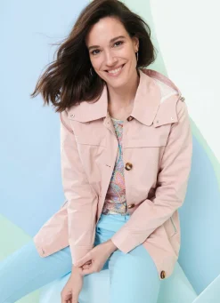 Jacke mit abnehmbarer Kapuze