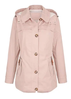 Jacke mit abnehmbarer Kapuze