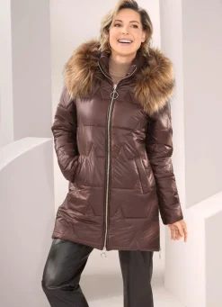 Jacke mit abnehmbarer Kapuze