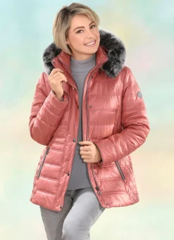 Jacke mit abnehmbarer Kapuze