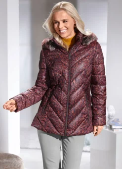 Jacke mit Kunstpelz-Innenausstattung in der Kapuze