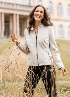 Jacke mit Stehkragen