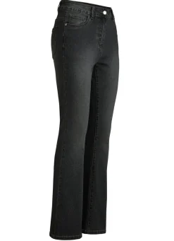 Jeans mit leicht ausgestellter Beinweite
