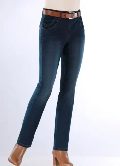Jeans mit raffinierter Taschenlösung