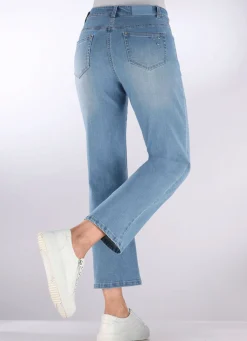 Jeans mit trendigen Ziernieten