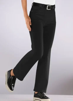 Jeans mit weitem Beinverlauf