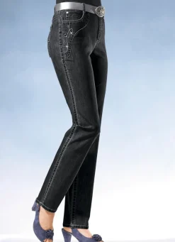 Jeans mit weiterem Bundumfang
