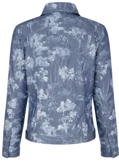 Jeansjacke mit Knopfleiste