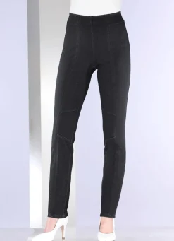 Jersey-Hose in Denim-Optik