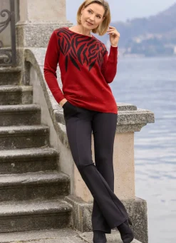 Jerseyhose mit ausgestellter Fußweite