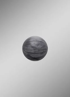 Klangkugel in perlmutt Grau