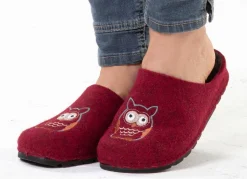 Klassische Damen-Hausschuhe, aus Filzmaterial