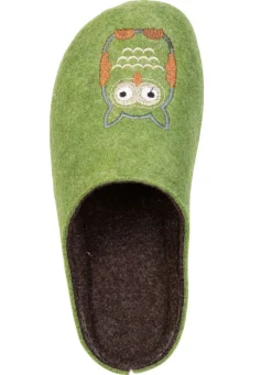 Klassische Damen-Hausschuhe, aus Filzmaterial