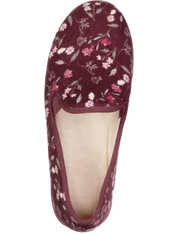 Klassische Damen-Hausschuhe, mit Gummizug