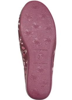 Klassische Damen-Hausschuhe, mit Gummizug