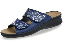 Klassische Damen-Pantoletten, mit herausnehmbarem Fußbett