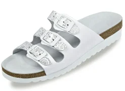 Klassische Damen-Pantoletten, mit verstellbaren Spangen