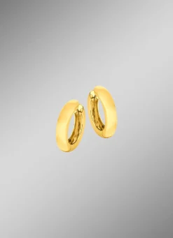 Klassische, glänzende Klappcreolen