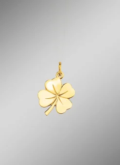 Kleeblatt-Anhänger aus Gold