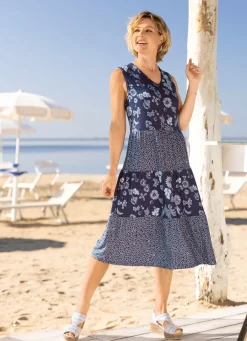 Kleid in angesagtem floralen Dessin