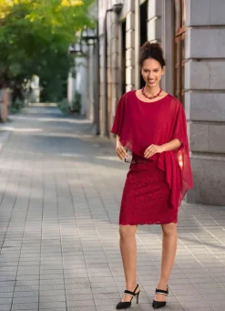 Kleid in 2-in-1-Optik