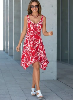 Kleid mit Zierbändchen