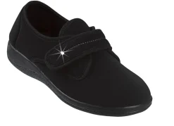 Klettslipper aus Stretchmaterial